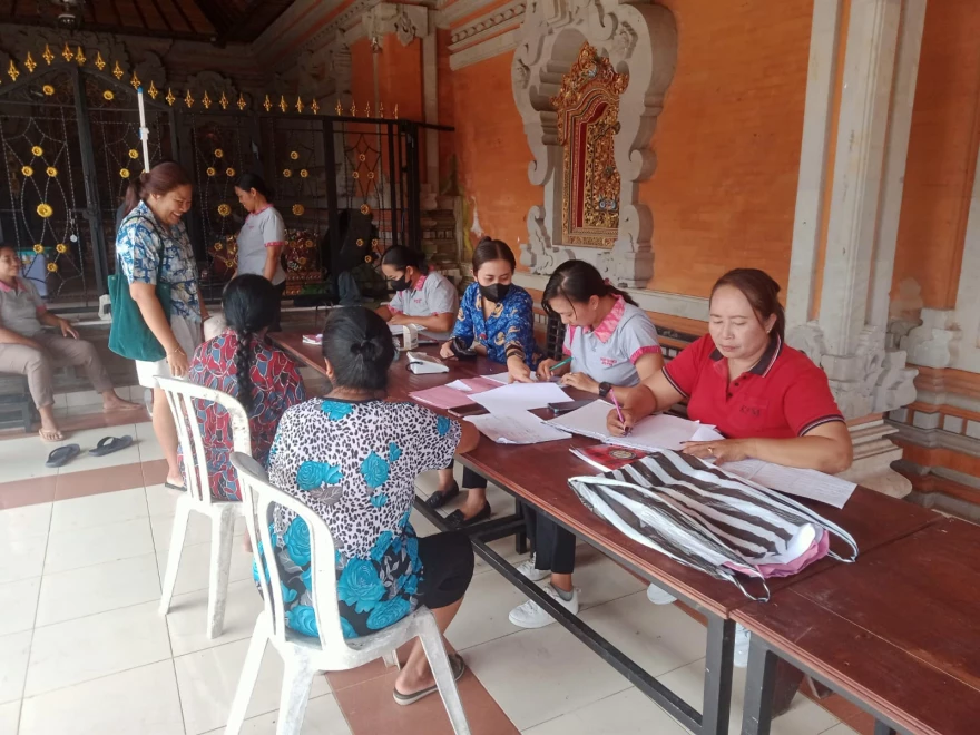 KEGIATAN POSYANDU 6 SPM BANJAR DINAS POHGENDING KANGIN