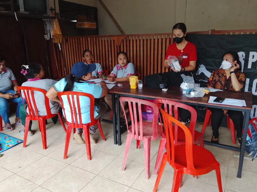 KEGIATAN POSYANDU 6 SPM BANJAR DINAS PITRA